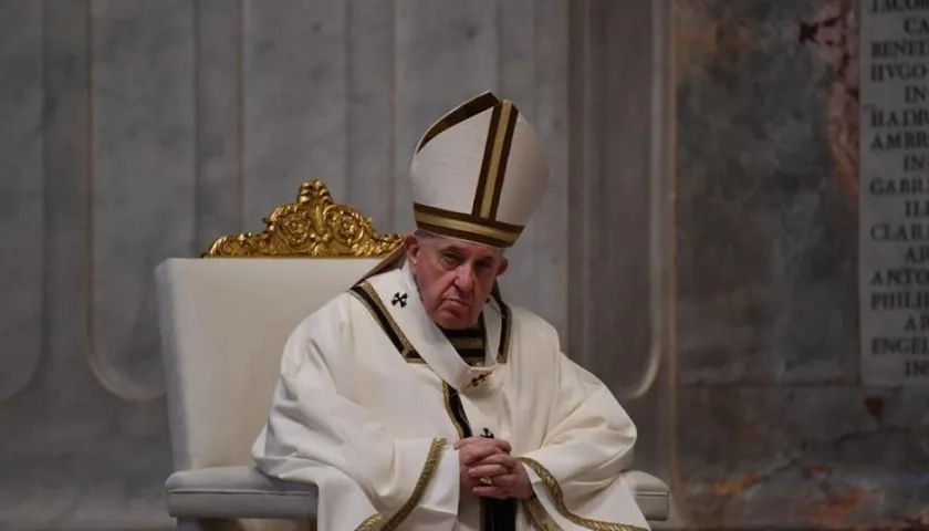 El Papa Francisco este domingo de resurreción.
