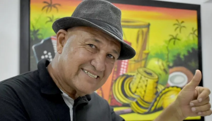 'Joe' Urquijo, cantante barranquilero, fallecido hoy.