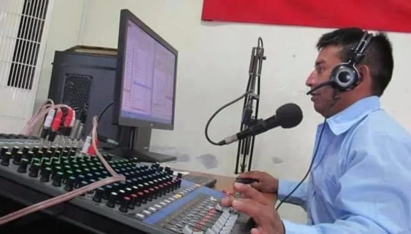 Abelardo Lis, comunicador de la emisora Nación Nasa muerto en el Cauca.