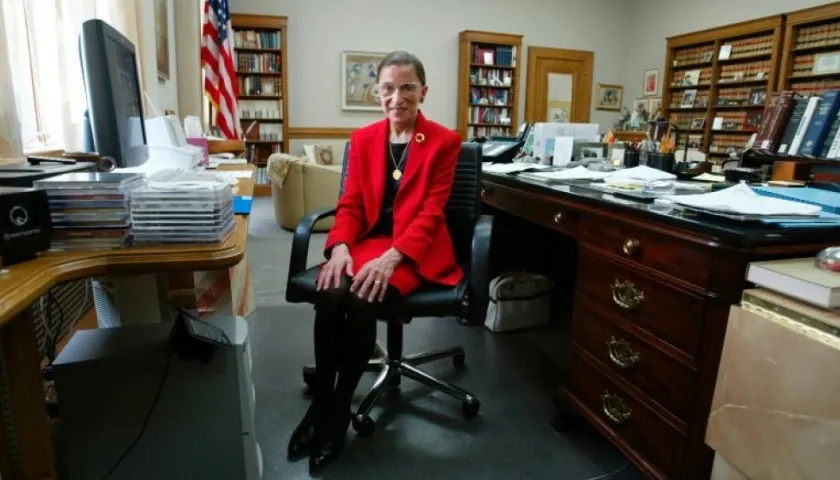 La jueza Ruth Bader Ginsburg.