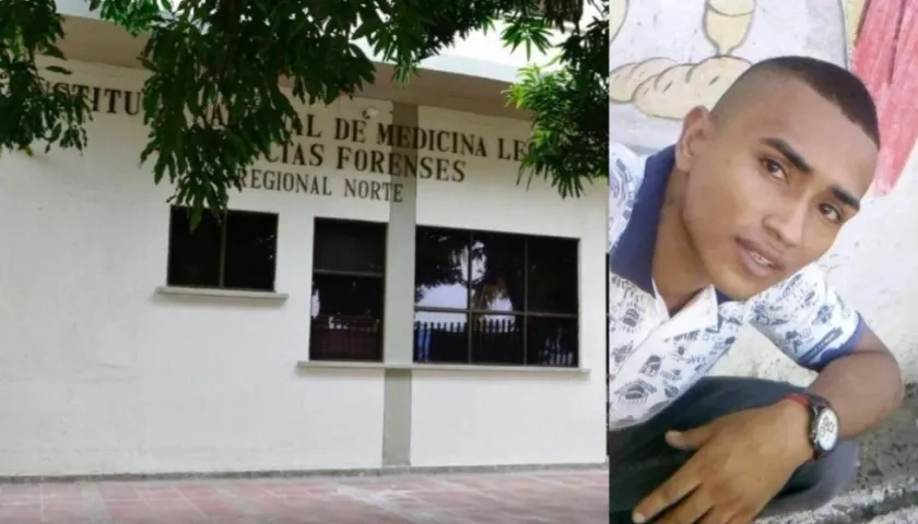 El cuerpo de Jonathan Carlos Yance Navarro fue llevado a Medicina Legal. 