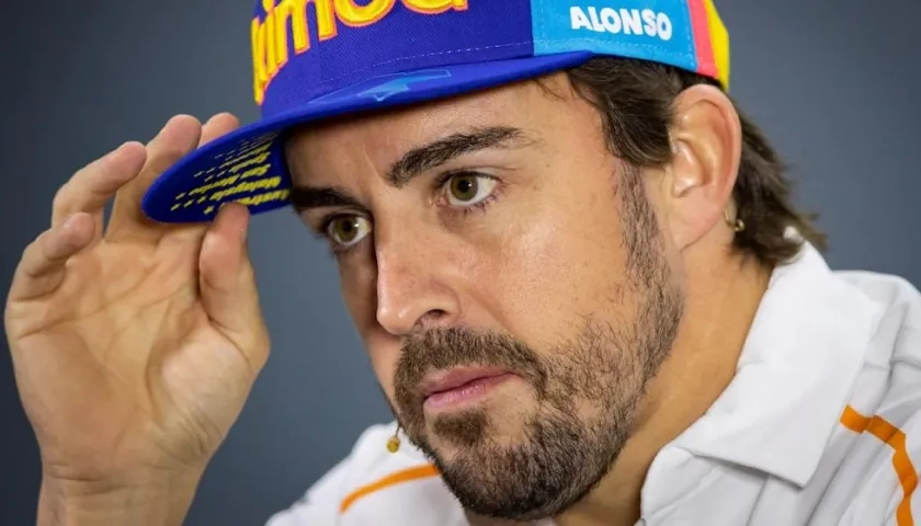 Fernando Alonso, piloto español. 