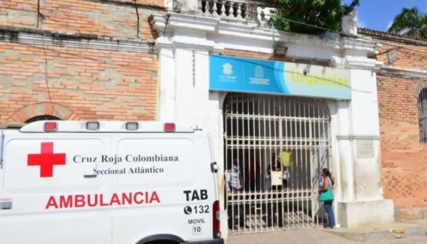 La víctima fue remitida al Hospital General de Barranquilla. 