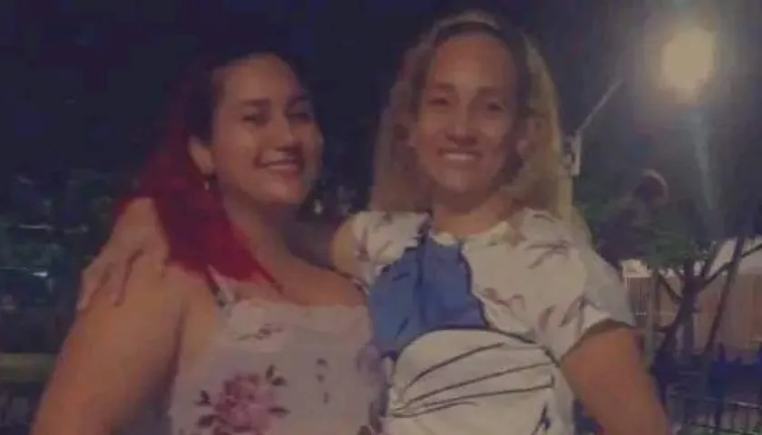 Laura Fernanda Gamero Parra y Glenda Nayibe Parra Arenas.
