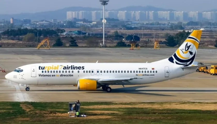 Avión de Turpial Airlines.