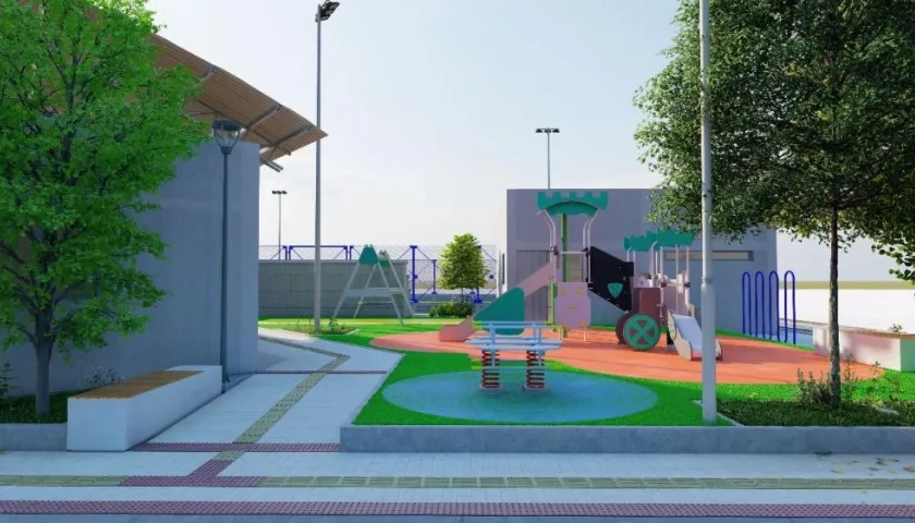 Diseño de 'Sacúdete el Parque' que deberá estar listo a mediados del 2023.