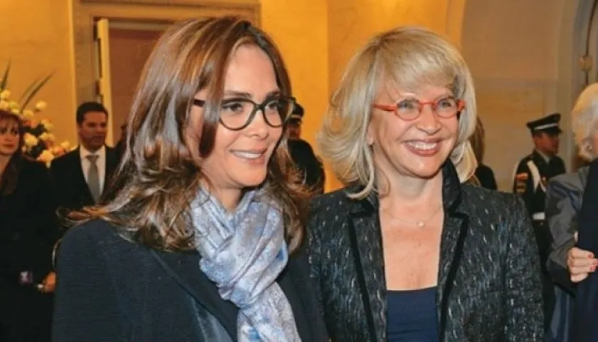 Cecilia Álvarez y Gina Parody, exministras.