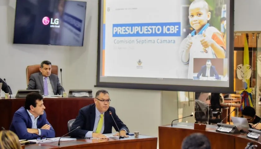 El Director General del ICBF, Gustavo Martínez Perdomo.