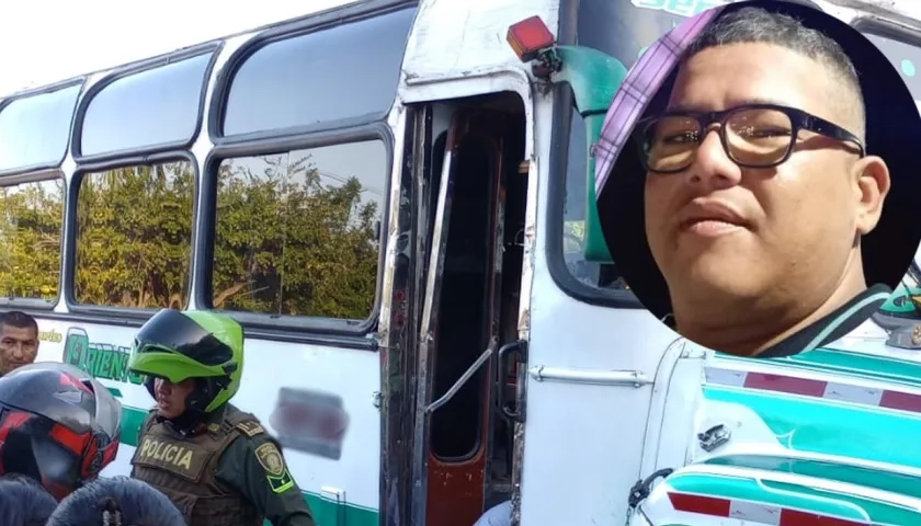 Fernando Quintero Ariza quedó muerto en la puerta de un bus que estaba siendo reparado. 