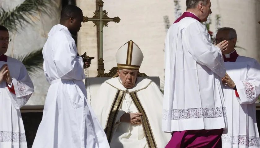 El Papa Francisco en la eucaristía del Domingo de Pascua