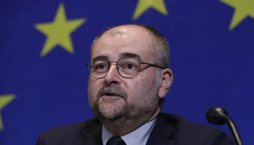 El embajador de la Unión Europea (UE) en Colombia, Gilles Bertrand.