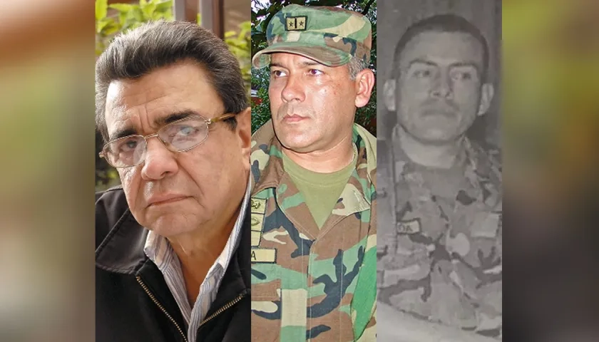 General Iván Ramírez, y los coroneles Publio Hernán Mejía Gutiérrez, Juan Carlos Figueroa Suárez, todos en retiro, sancionados por Estados Unidos por violación a los Derechos Humanos.