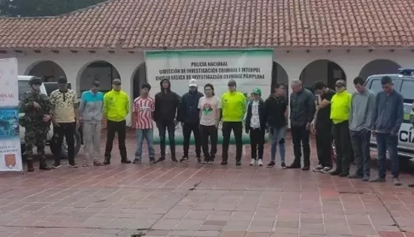12 capturados en Pamplona