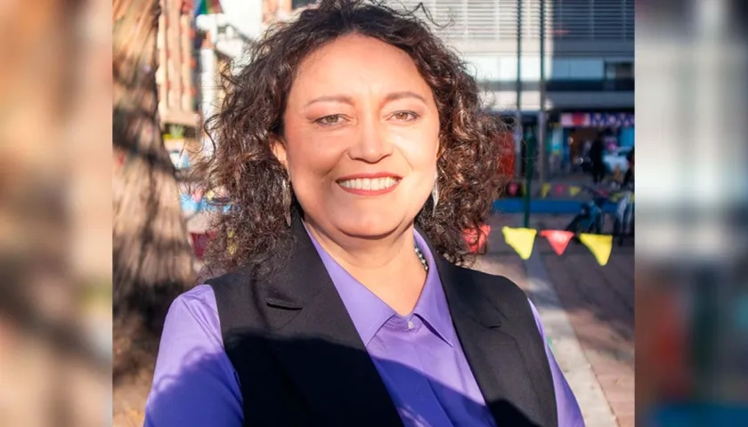 Senadora del Partido Alianza Verde, Angélica Lozano.