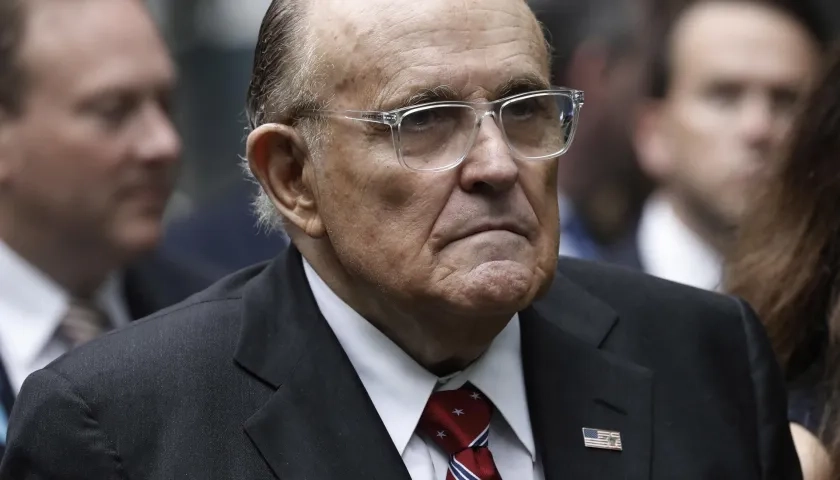 Rudy Giuliani, exabogado del expresidente de EE.UU. Donald Trump 