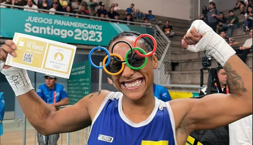 Valeria Arboleda clasificó a las semifinales de los Panamericanos en 57 kilogramos. 