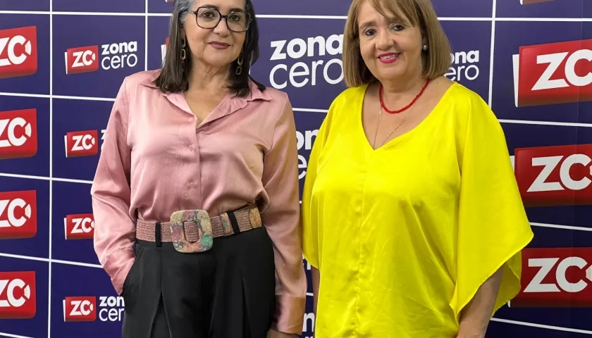 Ruth y Aura Pareja, integrantes de la 'Veeduría Género Mujer'.