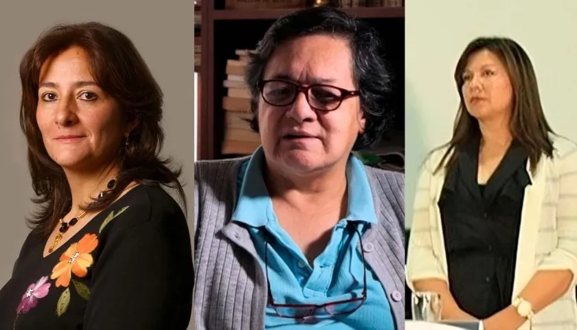 Integrantes de la terna para escoger Fiscal General de la Nación, Luz Adriana Camargo Garzón, Ángela María Buitrago Ruiz y Amelia Pérez Parra.