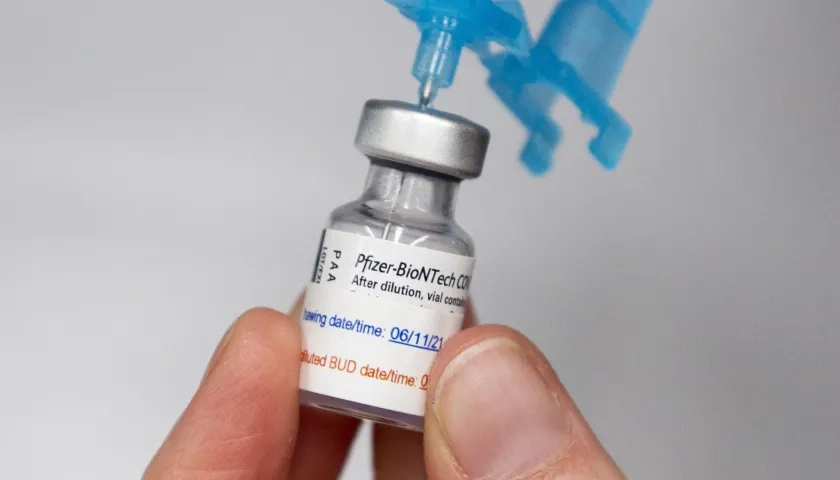 Imagen de archivo de vacuna de Pfizer contra el Covid-19