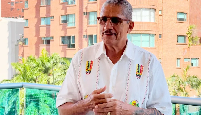 Édgar Blanco, director del Carnaval de la 44.