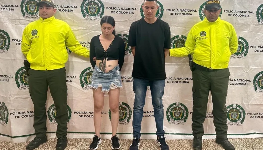 Anthony Bernal Zapata y Ana María Lopera Naranjo, capturados. 