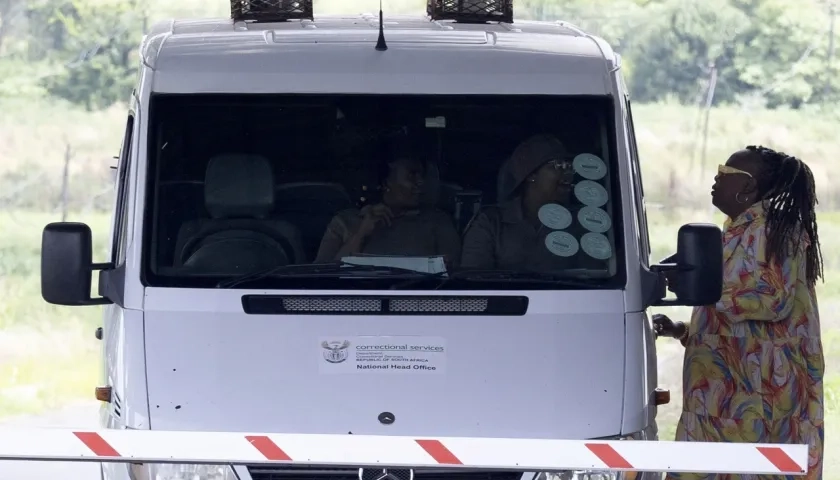 El vehículo que sacó a Pistorius de prisión.