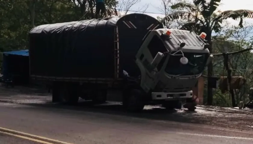 Camión robado en Barranquilla