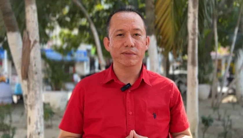 El Director de Tránsito de Soledad, Gerson Balza Corrales. 