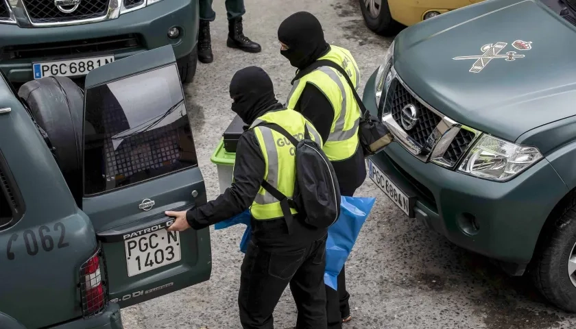 La Policía Española y la Guardia Civil anunciaron la captura.