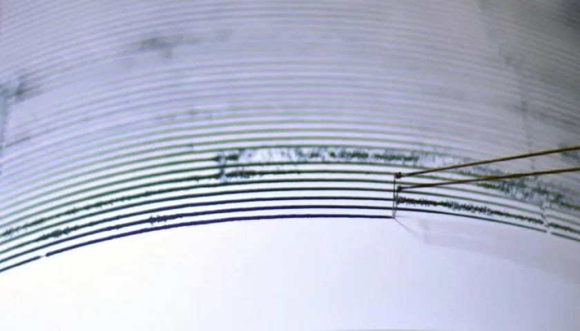 Imagen de referencia sobre registro de un temblor