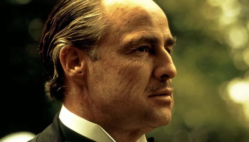 Marlon Brando como Vito Corleone en la película 'The Godfather'.