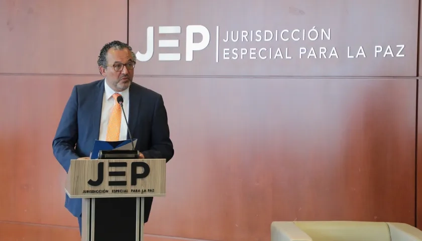 Roberto Carlos Vidal, presidente de la JEP.