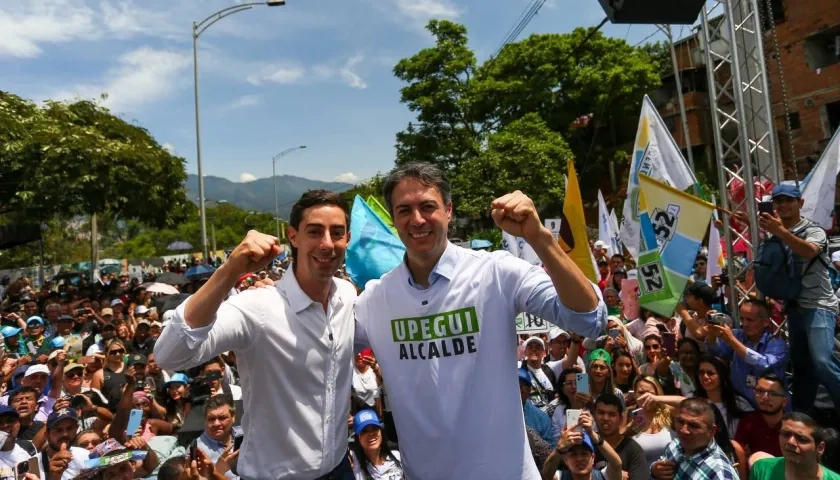 Juan Carlos Upegui y Daniel Quintero.