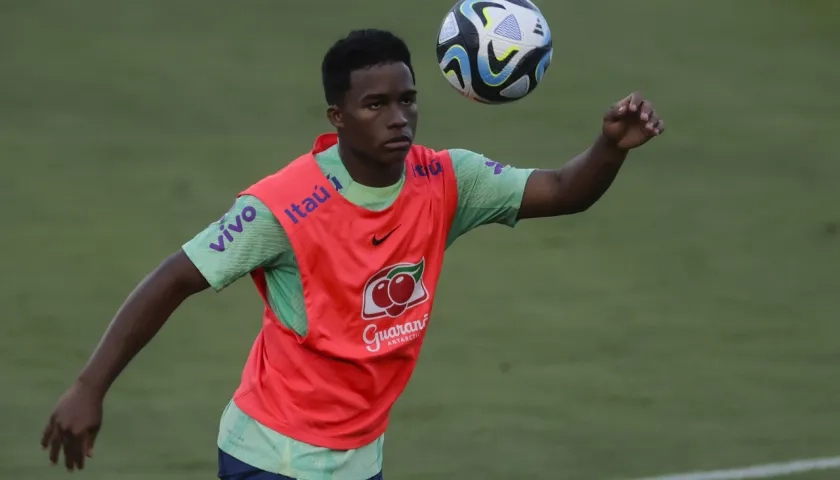 Endrick, atacante del Palmeiras, convocado a la selección brasileña.