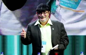 El miembro de las FARC-EP Rodrigo Londoño, alias "Timochenko"