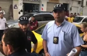 Momento de la captura de Rafael Martínez, suspendido alcalde de Santa Marta.
