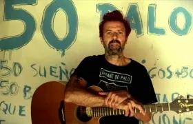 Pau Donés, líder de la banda "Jarabe de Palo".
