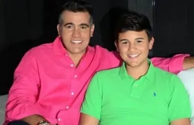 Carlos Calero y su hijo 'Carlitos'.