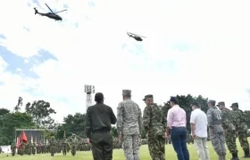 "Hoy le estamos cumpliendo al Catatumbo inaugurando esta Fuerza de Despliegue Rápido número 3", dijo el Presidente Duque.