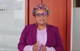 La senadora Victoria Sandino