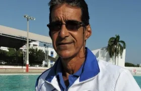 Eduardo Movilla, entrenador de natación barranquillero. 
