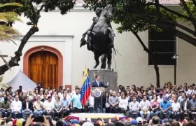 Juan Guaidó, jefe del parlamento venezolano.