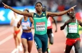 Caster Semenya, atleta sudafricana. 