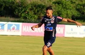 Marlon Piedrahíta, jugador de Junior. 