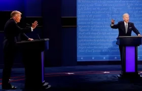 Primer debate entre Trump y Biden.