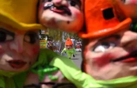 Los Cabezones, siempre presentes en el Carnaval.