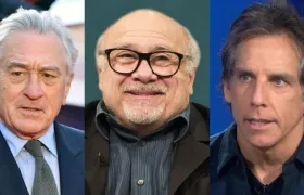 Robert De Niro, Danny DeVito y Ben Stiller, actores.