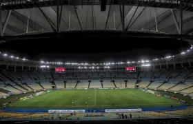 Panorámica del Estadio Maracaná en Río de Janeiro (Brasil). 