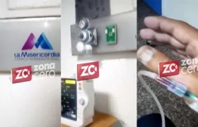 Imágenes del video grabado por el paciente.