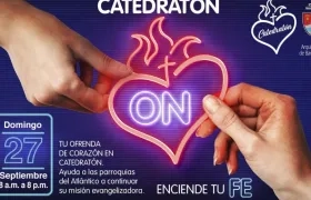 Arquidiócesis invita a conectarse con la Catedratón 'ON'.